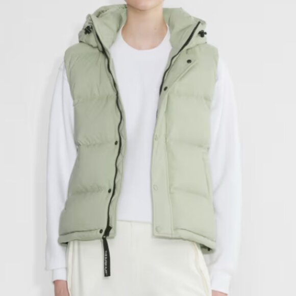 Aritzia Jackets & Blazers - Aritzia SuperPuff Vest- Silver Sage Green